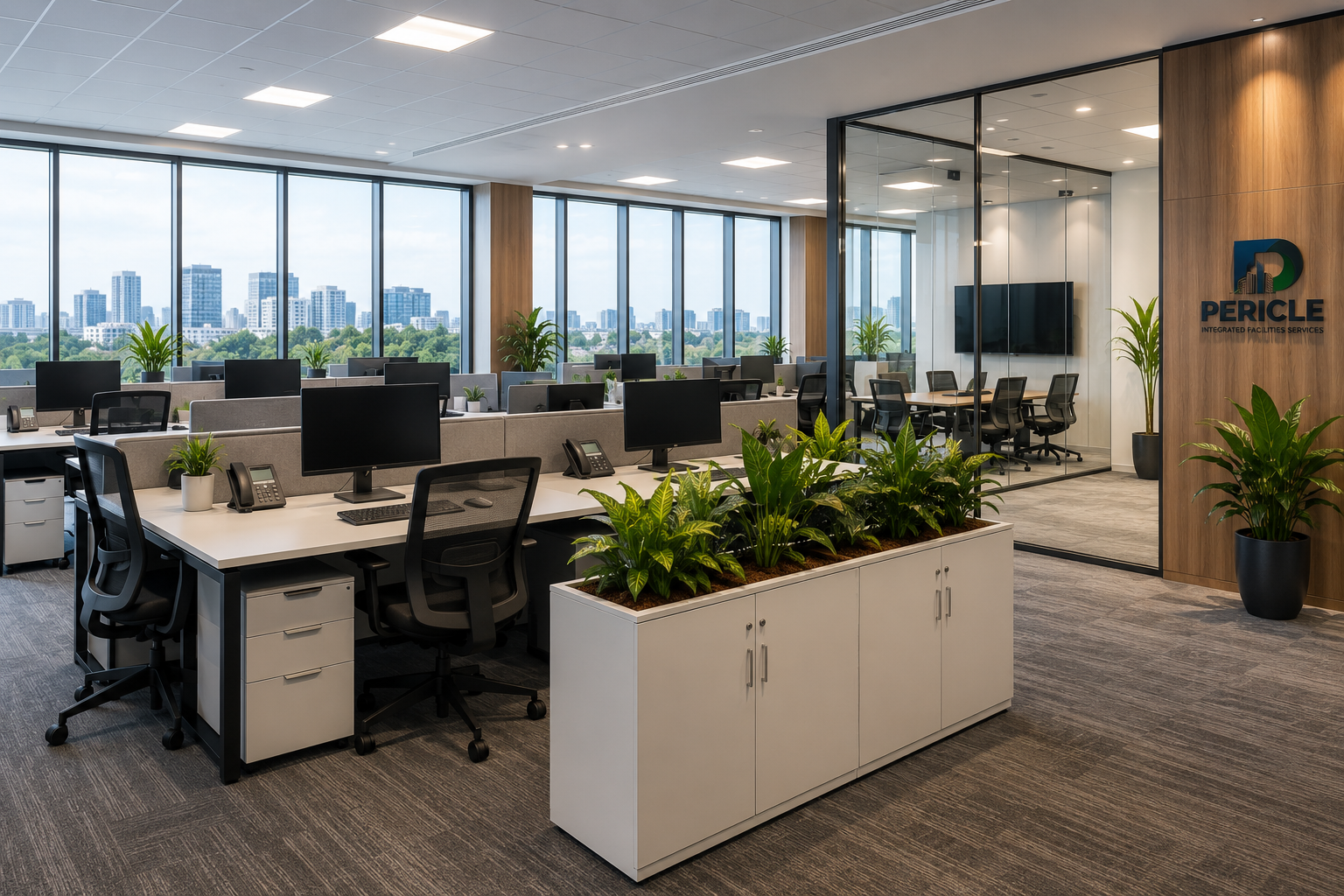 Modern corporate office facility