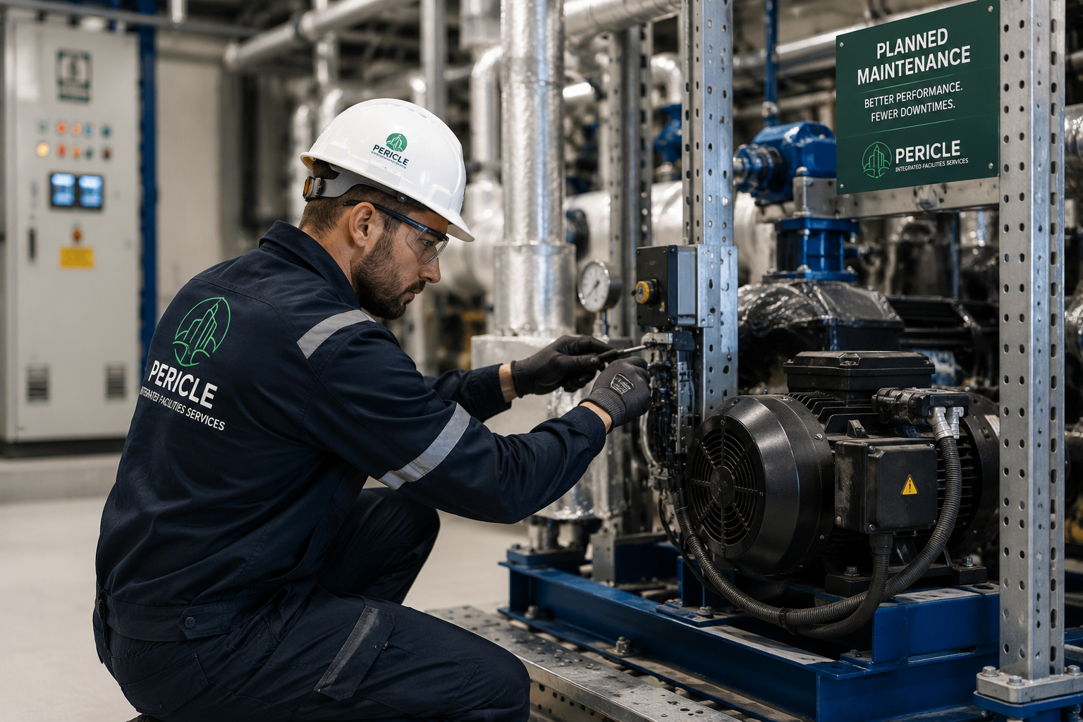 Technical facility maintenance project